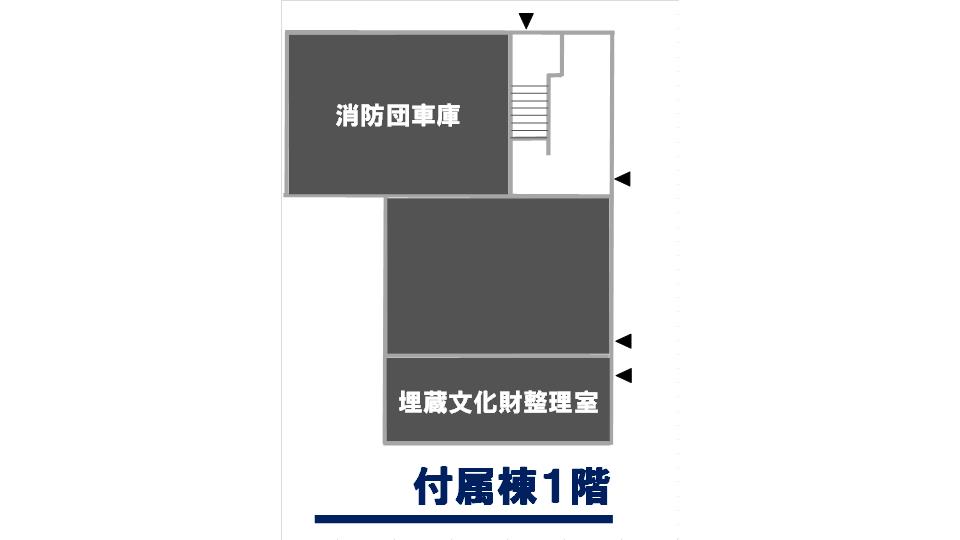 広川町役場付属棟1階案内図