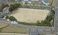 広川球場を上空から写した写真